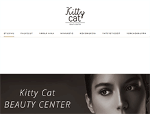 Tablet Screenshot of kittycatbeautycenter.com